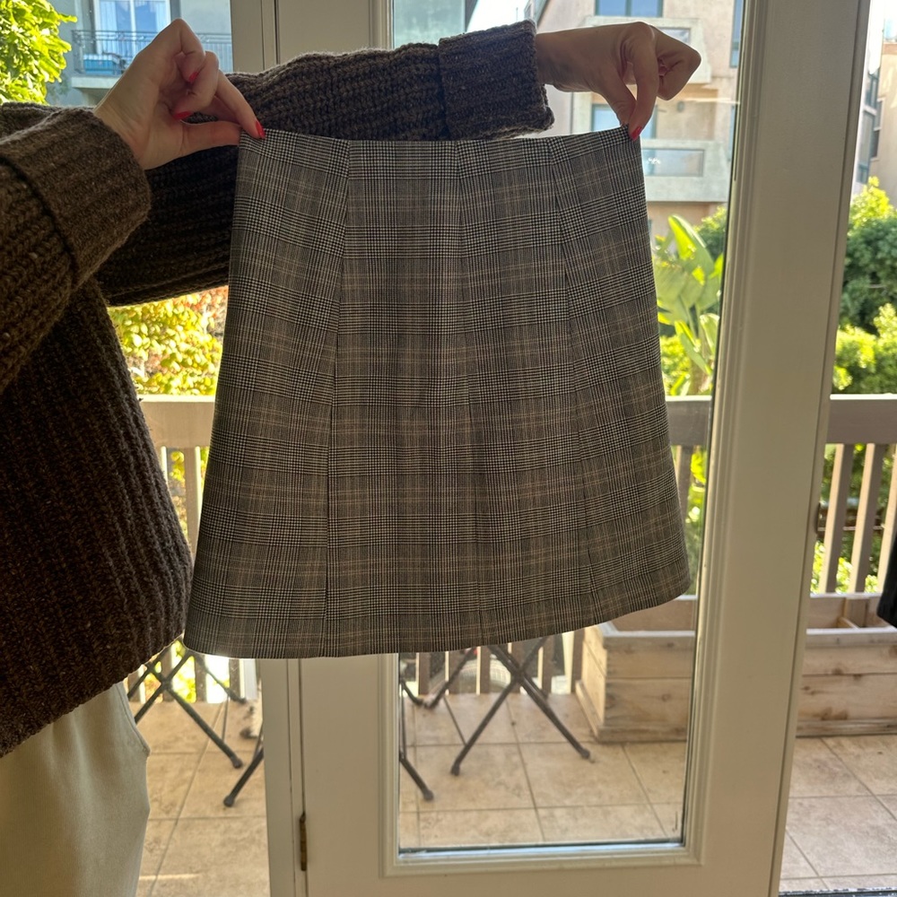 Plaid skirt
